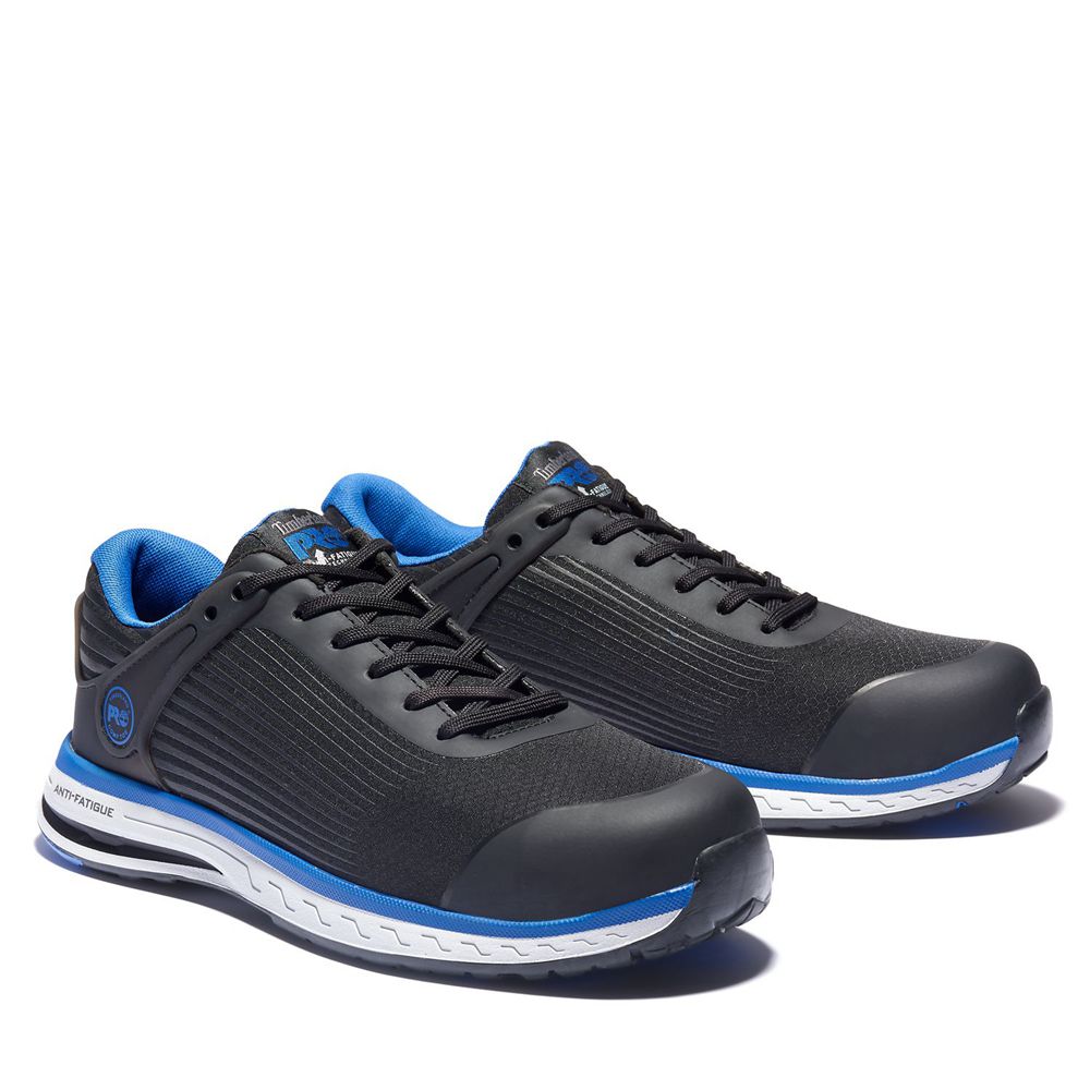 Calçado de Segurança Masculino - Timberland Pro® Drivetrain Comp Toe - XAHOG4512 - Pretas/Azuis